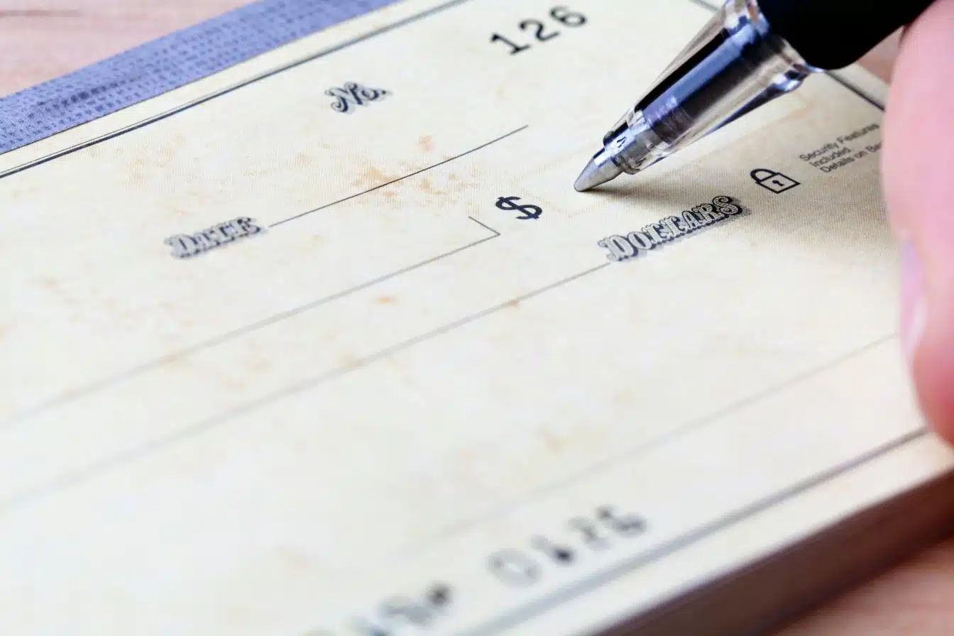 comment faire un cheque 1