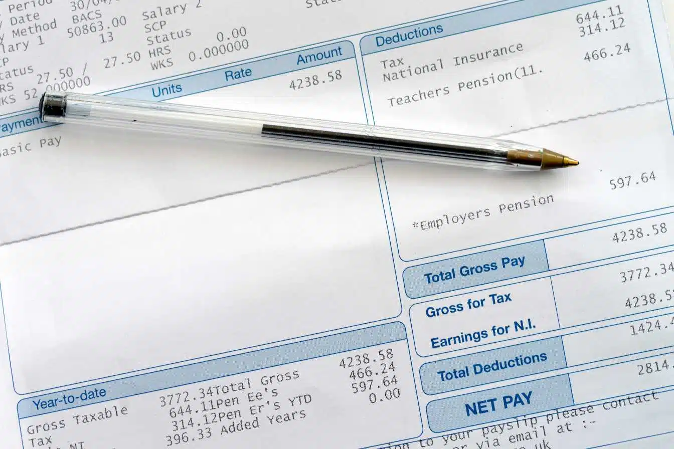 net imposable fiche de paie 1